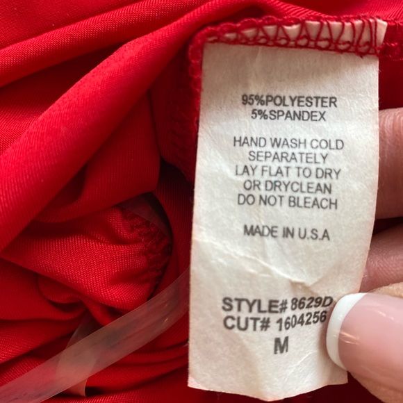 Red Cocktail Dress - Picture 3 of 4